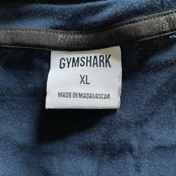 Gymshark Men’s Blue XL Drop Arm Tank Top - Picture 3 of 4